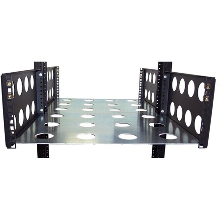 Rack Solutions Relay Rack Shelf, Heavy Duty, Requires Additional Conversion Kit 2USHL-100